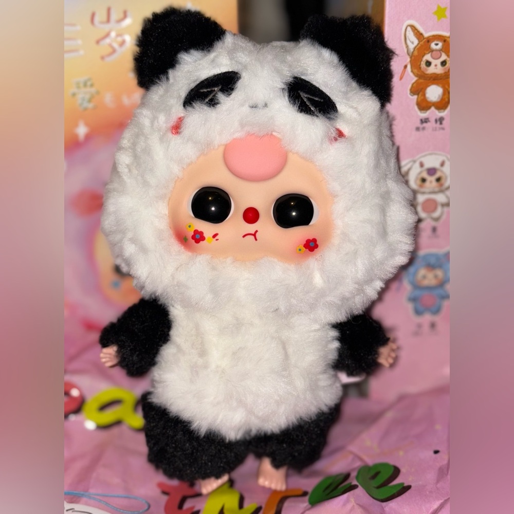 Baby Three Big Cutie CONFIRMED Cute Panda Plush